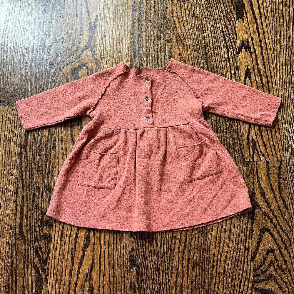 Play Up Organic Cotton Long Sleeve Dress (12M)